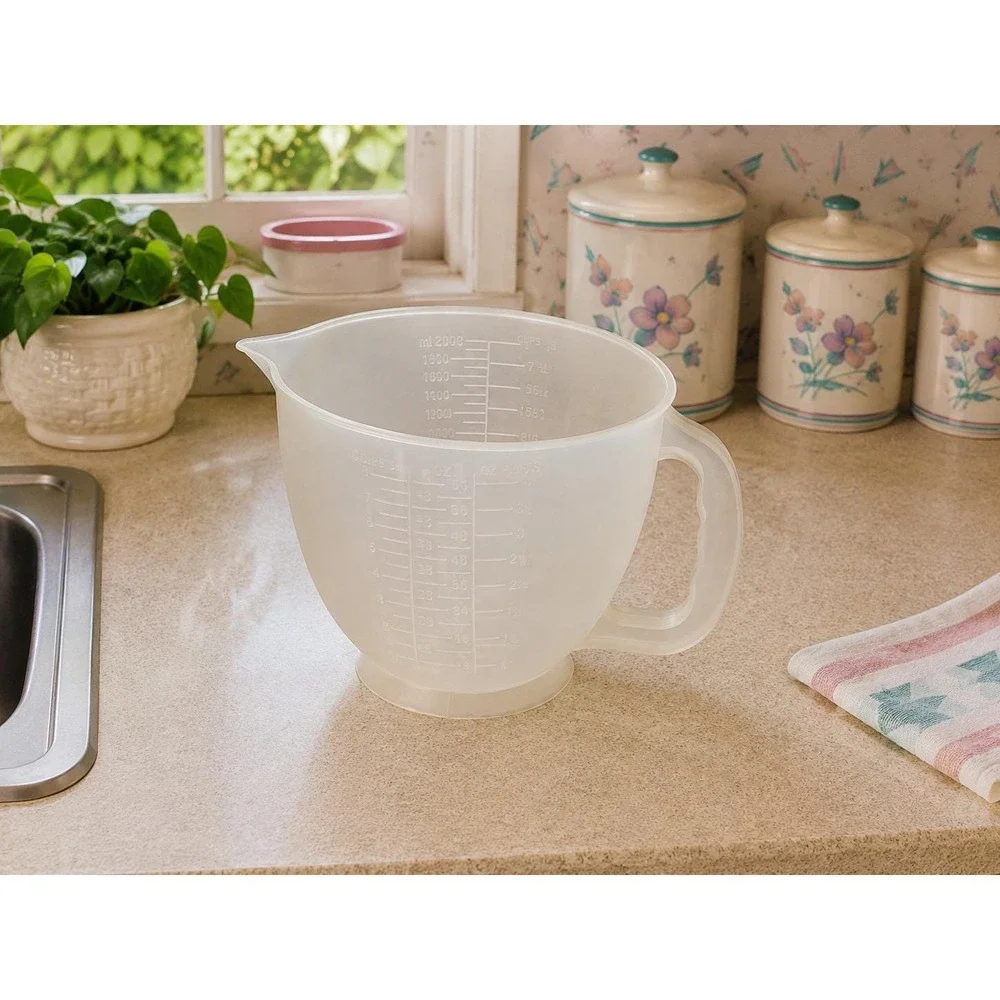 Vintage Tupperware #500 Mix-N-Measure Batter Bowl Pitcher 8 Cup 2 Qt No Lid